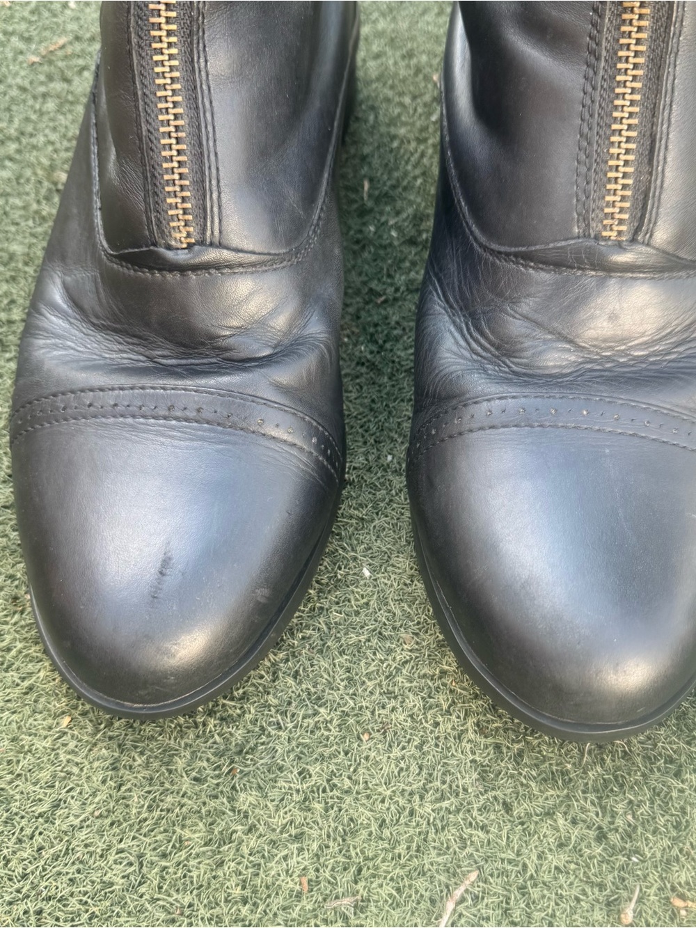 Ariat Women's Heritage III Zip Paddock Boots Black Leather Equestrian Size 11B - Picture 3 of 9